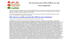 Desktop Screenshot of cfdl.com